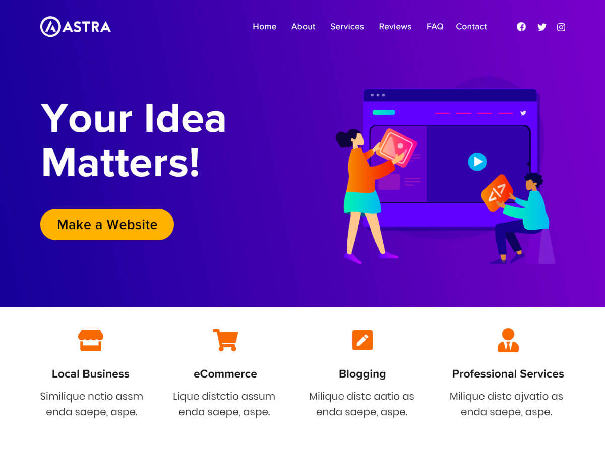 Astra WooCommerce Theme Free