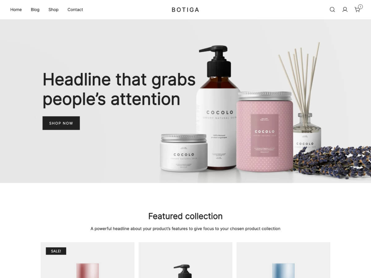 Botiga WooCommerce Theme Free